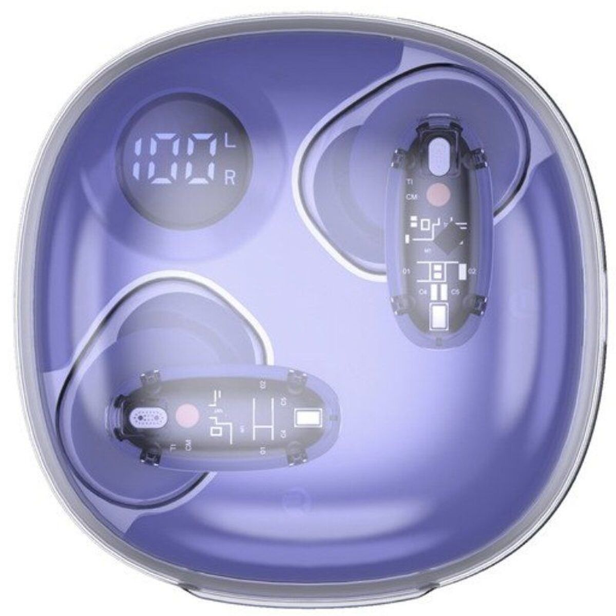 Auricolari Wireless Con Custodia Di Ricarica Mars Gaming Mhib2pp Viola - Image 5