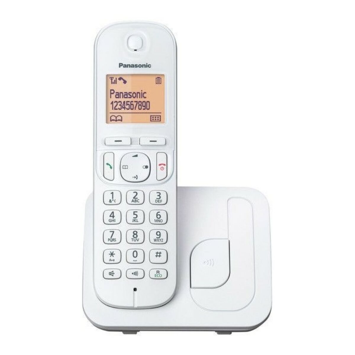 Telefono Senza Fili Panasonic KX-Tgc210spw Bianco Ambra