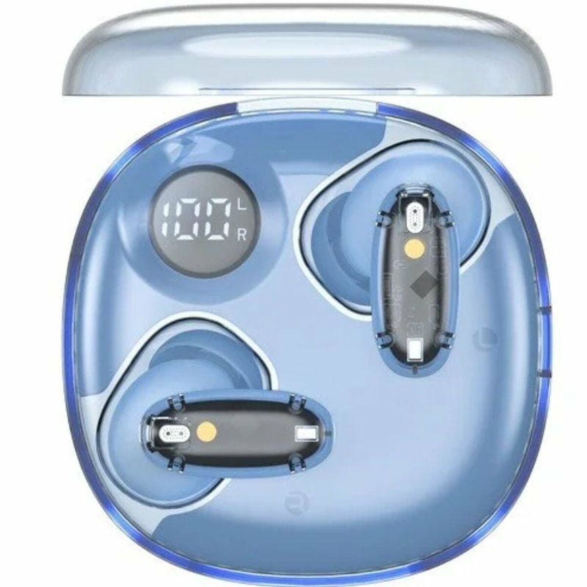 Auricolari Wireless Con Custodia Di Ricarica Mars Gaming Mhib2bl Azzurro - Image 4