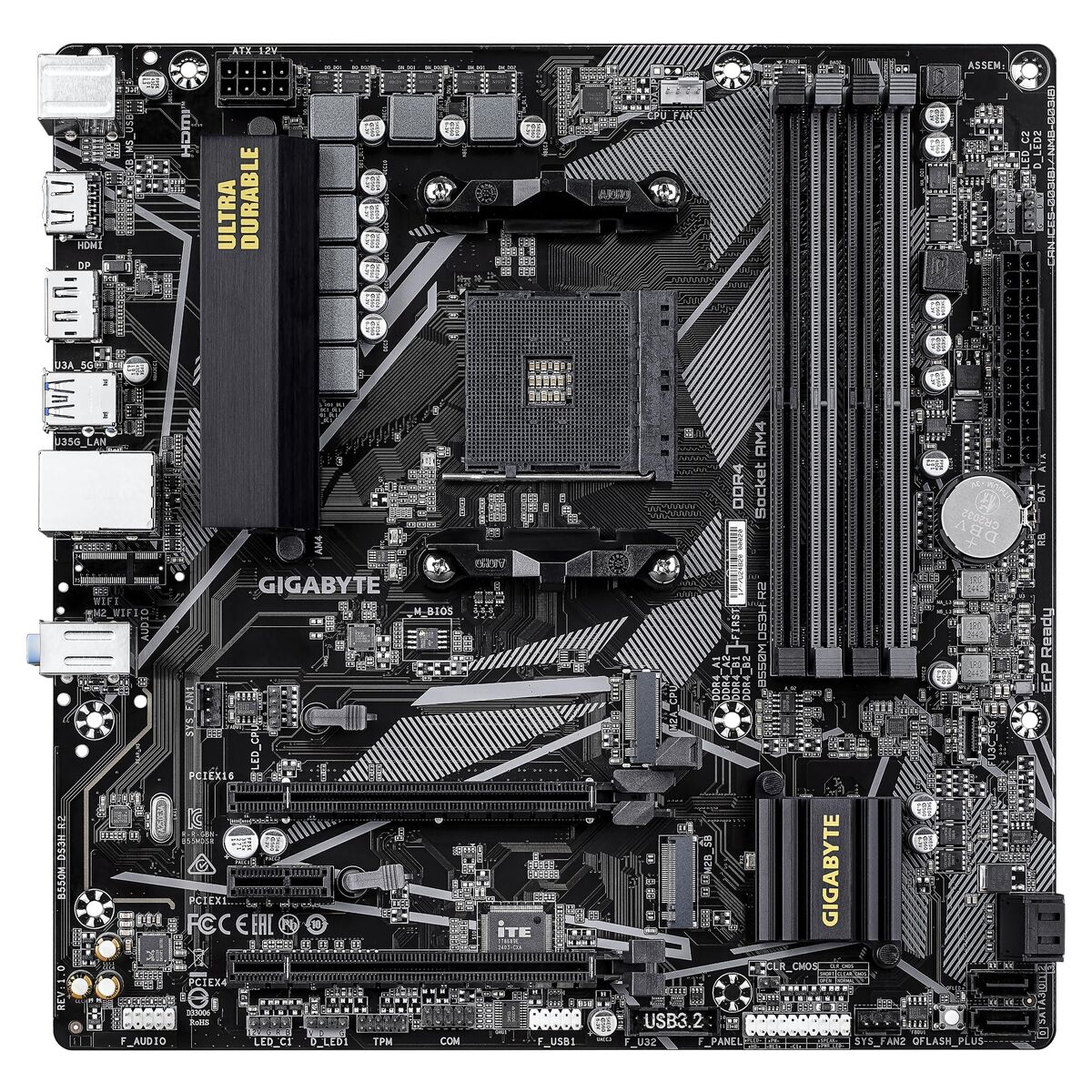 Scheda Madre Gigabyte 9mb55mdsR-00-G10 Amd B550 Amd Amd Am4 - Image 5