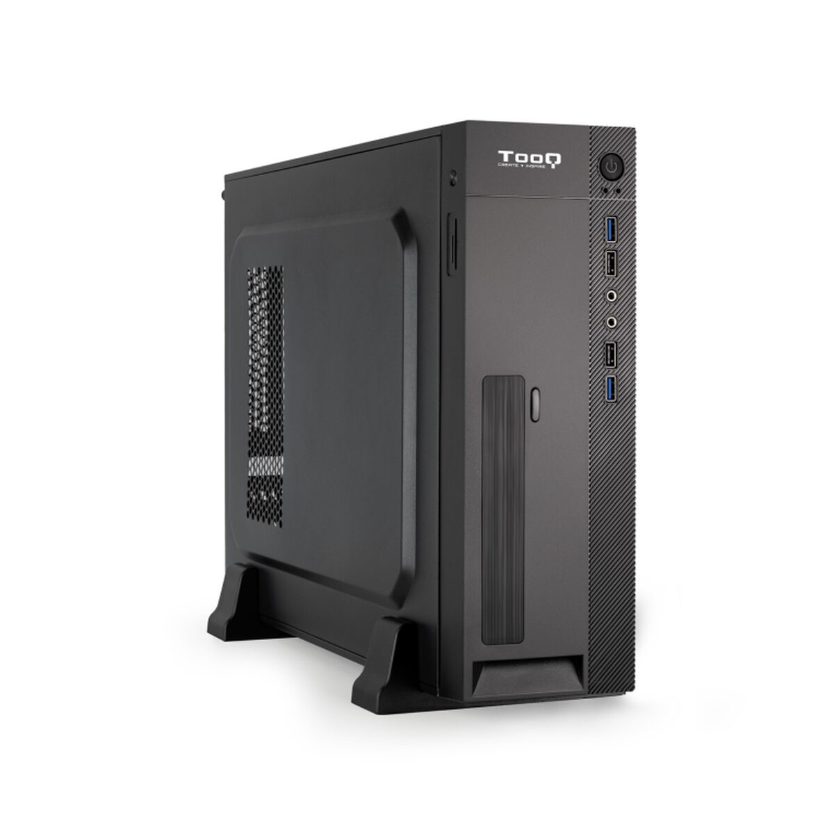 Case Computer Desktop Atx/matx Tooq TqC-3008u3c Nero