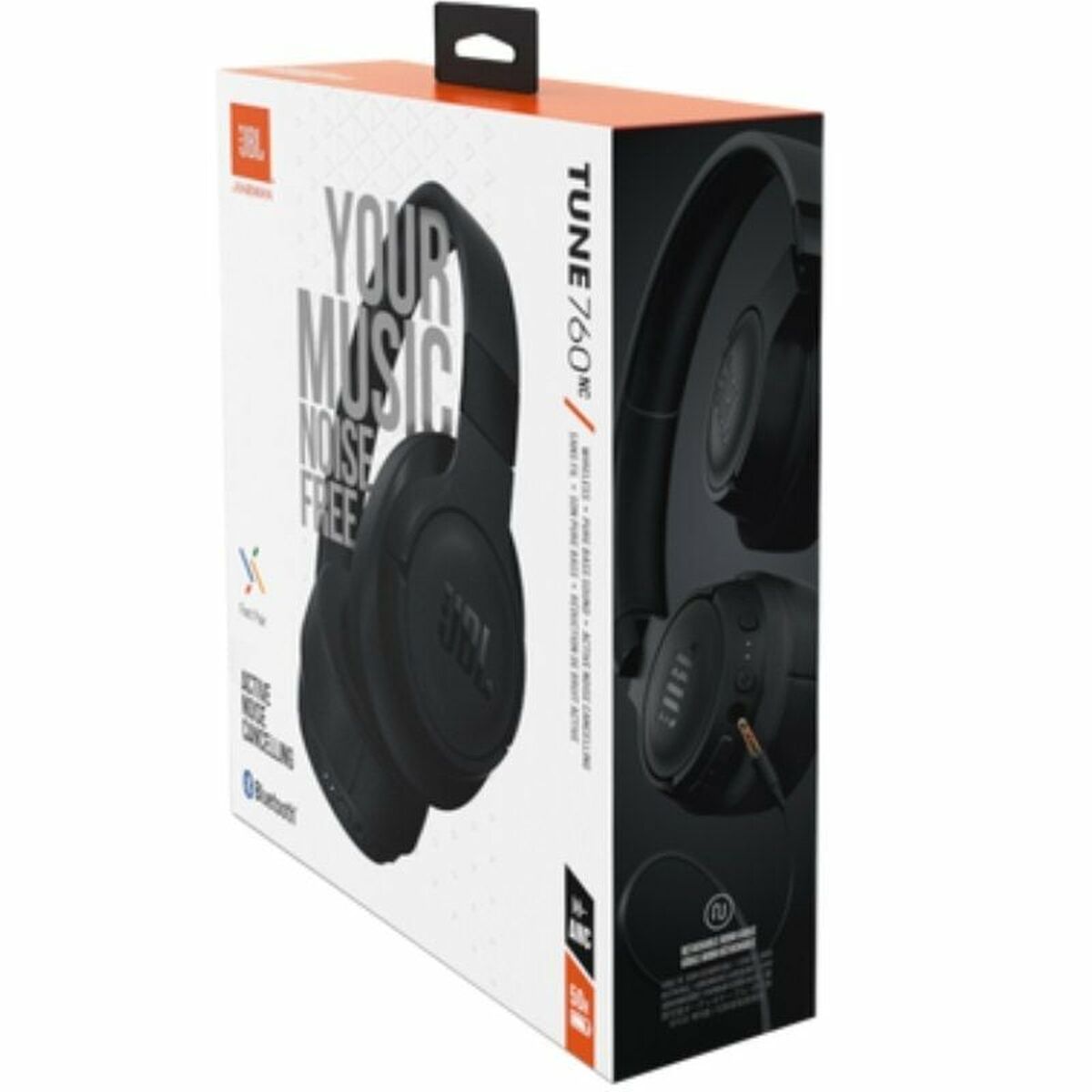 Auricolari Bluetooth Con Microfono Jbl Tune 760nc Nero - Image 5
