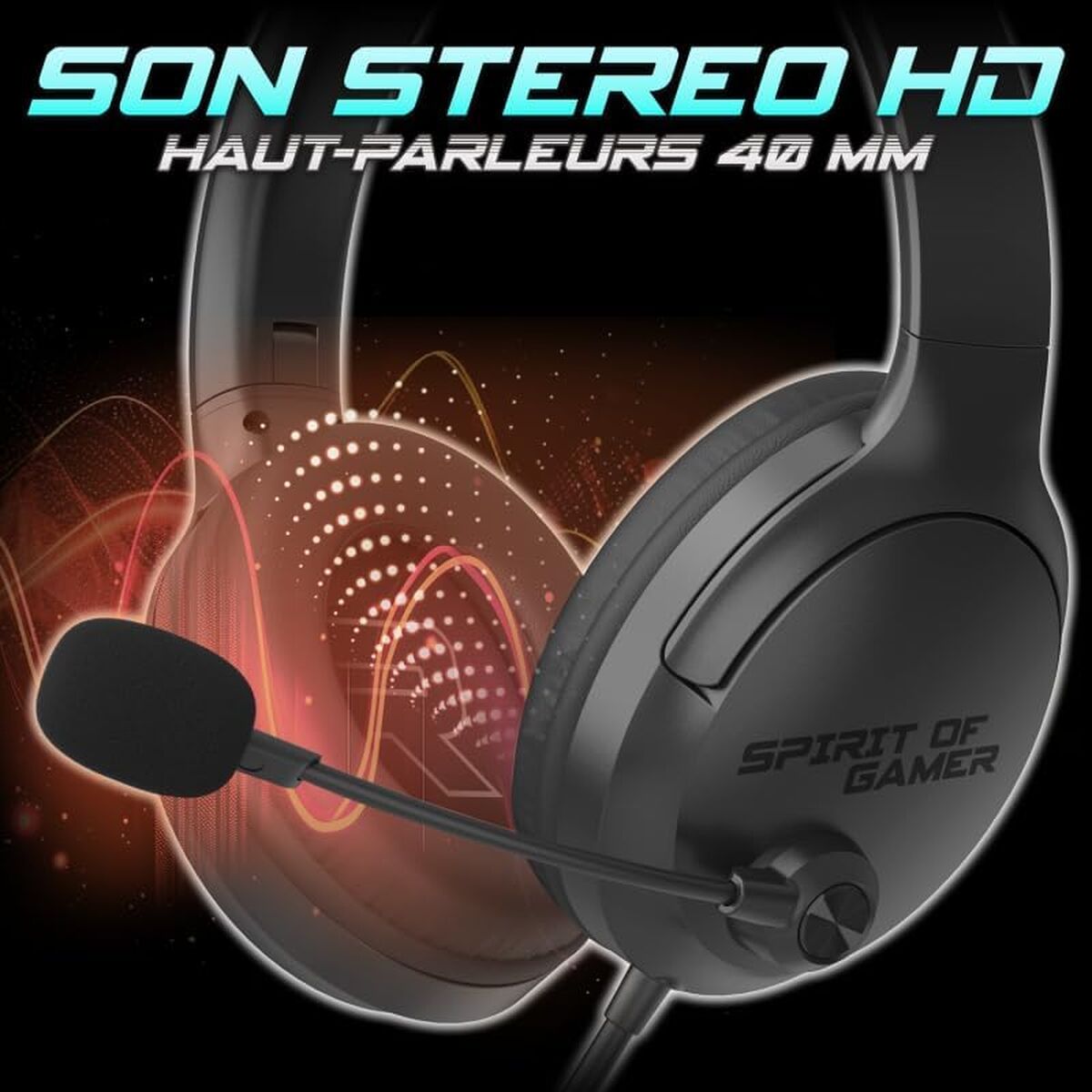 Auricolari Con Microfono Spirit Of Gamer Pro H4 Nero - Image 4