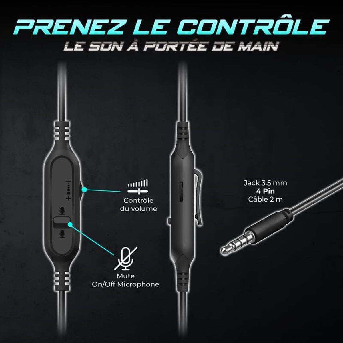 Auricolari Con Microfono Spirit Of Gamer Pro H4 Nero - Image 6