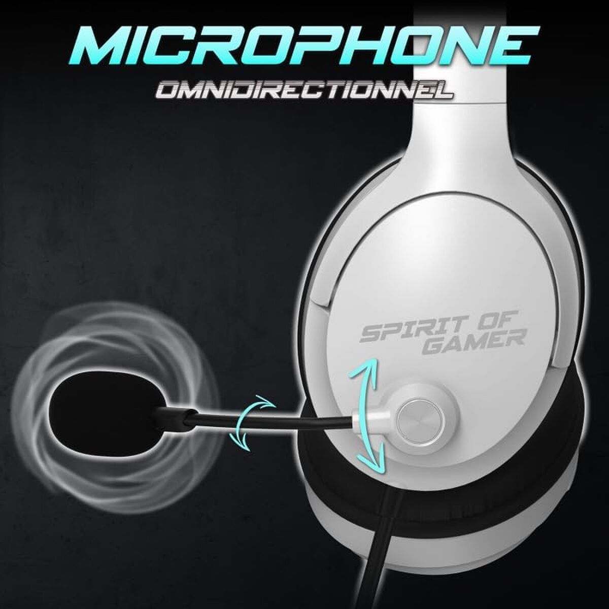 Auricolari Con Microfono Spirit Of Gamer Pro H4 Bianco - Image 4