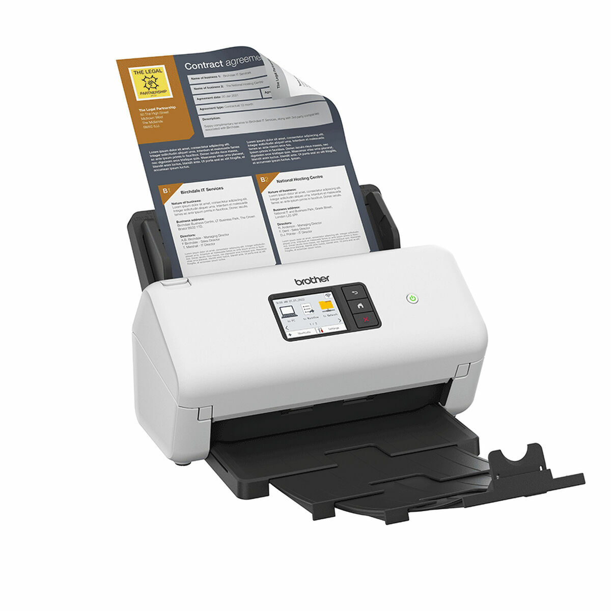 Scanner Brother Ads4500wre1 35 Ppm