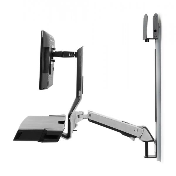 Ergotron Sv Combo Alluminio Pc Supporto Multimediale (sv Combo Arm Worksurface - PrE-Config Small Cpu Holder) - Image 3