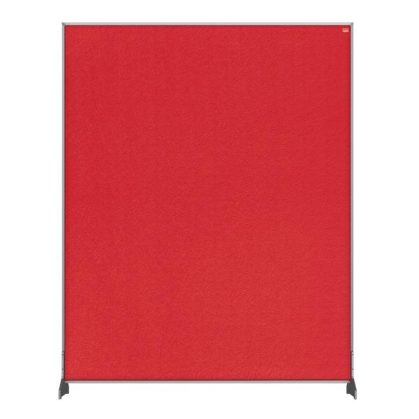 Nobo 1915512 Divisore Dello Spazio Di Lavoro Divisorio Da Scrivania 800 X 1000 Mm (nobo 1915512 Red Impression Pro Desk Divider 800x1000mm)