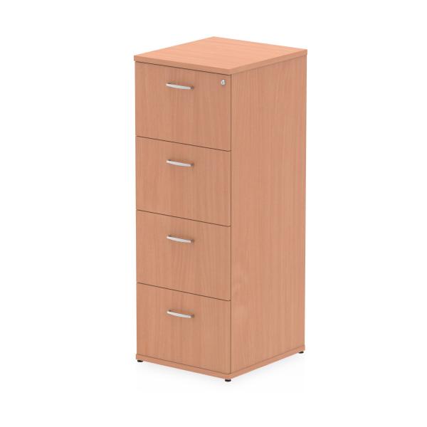 Dynamic I000074 Schedario E Accessori Truciolare Rivestito Di Melamina [mfc] Faggio (impulse 4 Drawer Filing Cabinet Beech I000074 Dd)