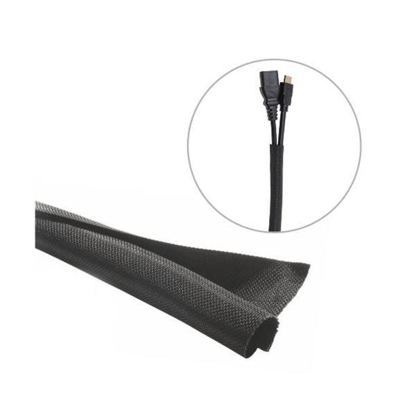 Vivolink Vlsc3825000b Organizer Per Cavi Guaina Per Cavi Nero 1 Pz (flexible Cablesock ?38mm Black - . - Warranty: 24m) - Image 4