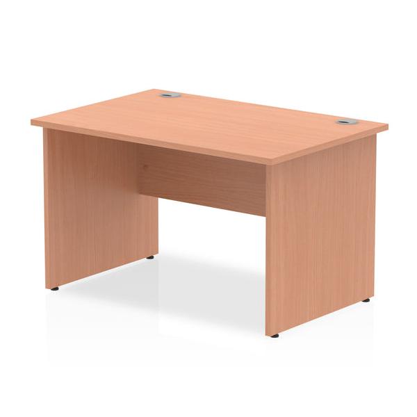 Dynamic Impulse Straight Desk (impulse 1200 X 800mm Straight Desk Beech Top Panel End Leg I000371 Dd)
