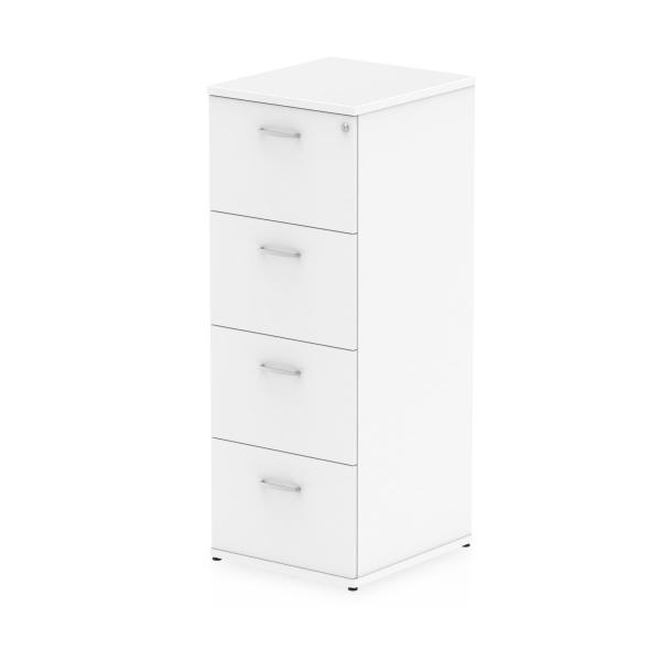 Dynamic I000194 Schedario E Accessori Truciolare Rivestito Di Melamina [mfc] Bianco (impulse 4 Drawer Filing Cabinet White I000194 Dd)