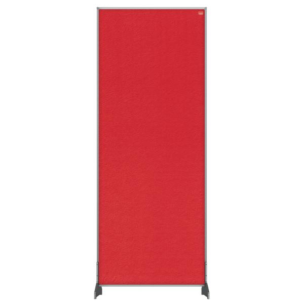 Nobo 1915514 Divisore Dello Spazio Di Lavoro Divisorio Da Scrivania 400 X 1000 Mm Rosso (nobo 1915514 Red Impression Pro Desk Divider 400x1000mm)