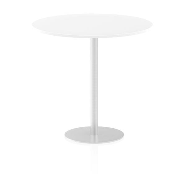 Dynamic Italia Round Poseur Table (dynamic Italia 1200mm Poseur Round Table White Top 1145mm High Leg Itl0168 Dd)