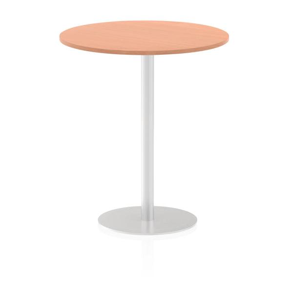 Dynamic Italia Round Poseur Table (dynamic Italia 1000mm Poseur Round Table Beech Top 1145mm High Leg Itl0148 Dd)