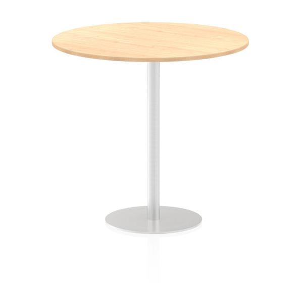 Dynamic Italia Round Poseur Table (dynamic Italia 1200mm Poseur Round Table Maple Top 1145mm High Leg Itl0169 Dd)