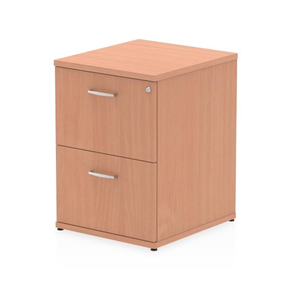 Dynamic I000072 Schedario E Accessori Truciolare Rivestito Di Melamina [mfc] Faggio (impulse 2 Drawer Filing Cabinet Beech I000072 Dd)