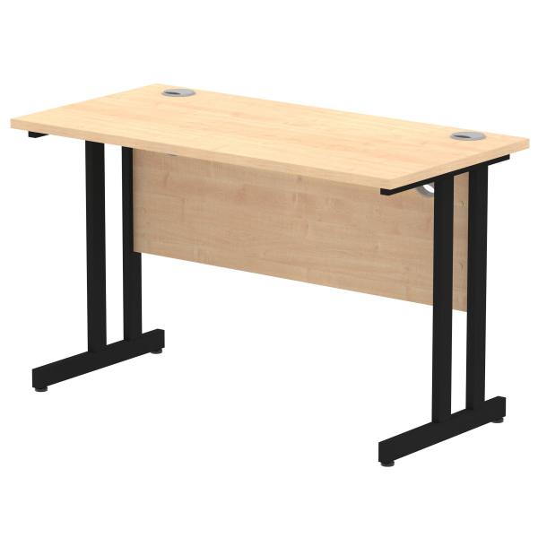 Dynamic Mi003226 Scrivania (impulse 1200 X 600mm Straight Desk Maple Top Black Cantilever Leg Mi003226 Dd)