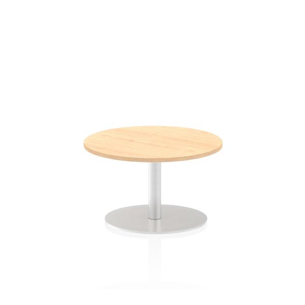 Dynamic Italia Round Poseur Table (dynamic Italia 600mm Poseur Round Table Maple Top 475mm High Leg Itl0103 Dd)