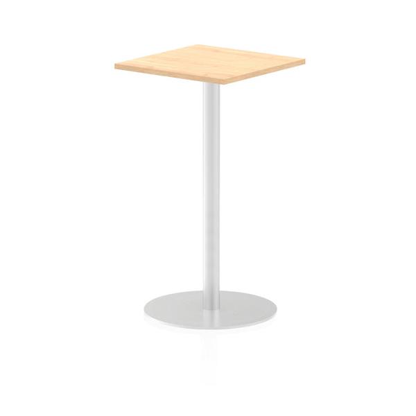 Dynamic Italia Square Poseur Table (dynamic Italia 600mm Poseur Square Table Maple Top 1145mm High Leg Itl0223 Dd)