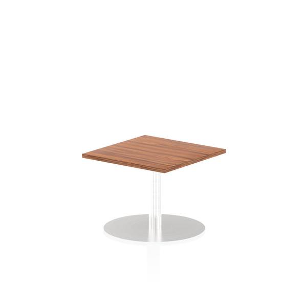 Dynamic Italia Square Poseur Table (dynamic Italia 600mm Poseur Square Table Walnut Top 475mm High Leg Itl0209 Dd)