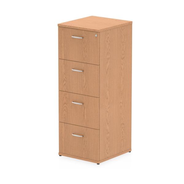 Dynamic I000782 Schedario E Accessori Truciolare Rivestito Di Melamina [mfc] Quercia (impulse 4 Drawer Filing Cabinet Oak I000782 Dd)