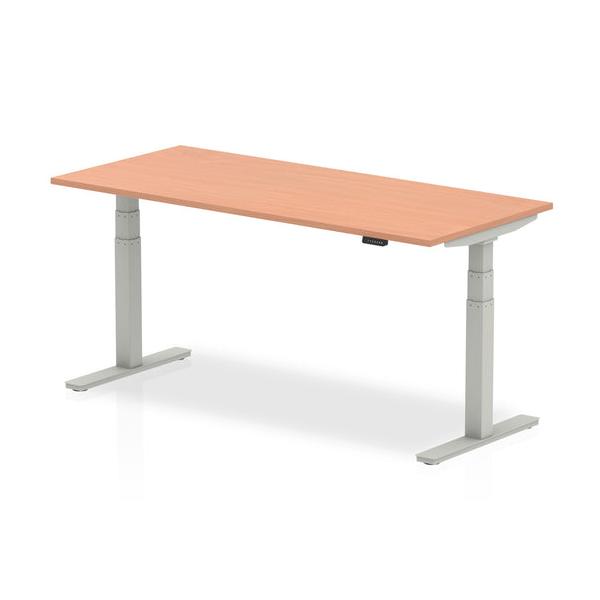 Dynamic Air (dynamic Air 1800 X 800mm Height Adjustable Desk Beech Top Silver Leg Ha01004 Dd)