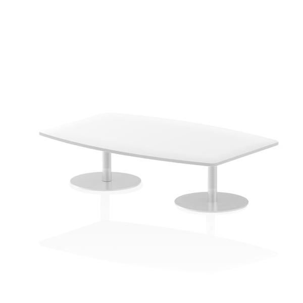 Dynamic Itl0317 Scrivania (dynamic Italia 1800mm Poseur High Gloss Table White Top 475mm High Leg Itl0317 Dd)