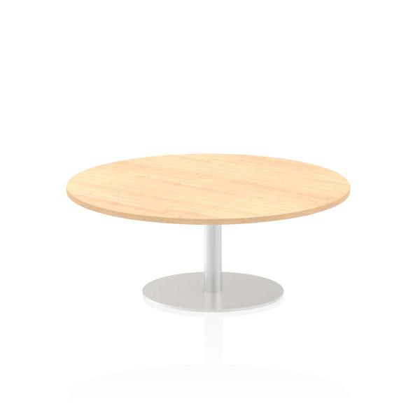 Dynamic Italia Round Poseur Table (dynamic Italia 1200mm Poseur Round Table Maple Top 475mm High Leg Itl0157 Dd)