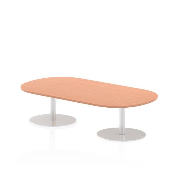 Dynamic Italia Boardroom Table (dynamic Italia 1800mm Poseur Boardroom Table Beech Top 475mm High Leg Itl0172 Dd)