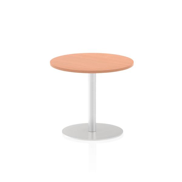 Dynamic Italia Round Poseur Table (dynamic Italia 600mm Poseur Round Table Beech Top 725mm High Leg Itl0106 Dd)