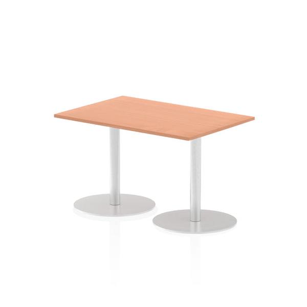 Dynamic Italia Rectangular Poseur Table (dynamic Italia 1200 X 800mm Poseur Rectangular Table Beech Top 725mm High Leg Itl0250 Dd)