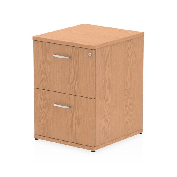 Dynamic I000780 Schedario E Accessori Truciolare Rivestito Di Melamina [mfc] Quercia (impulse 2 Drawer Filing Cabinet Oak I000780 Dd)
