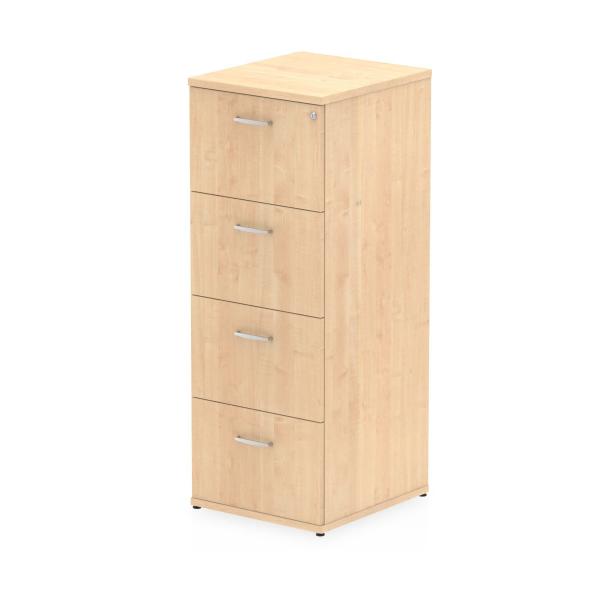 Dynamic I000254 Schedario E Accessori Truciolare Rivestito Di Melamina [mfc] Colore Acero (dynamic Impulse 4 Drawer Filing Cabinet Maple I000254 Dd)