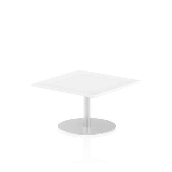 Dynamic Italia Square Poseur Table (dynamic Italia 800mm Poseur Square Table White Top 475mm High Leg Itl0330 Dd)