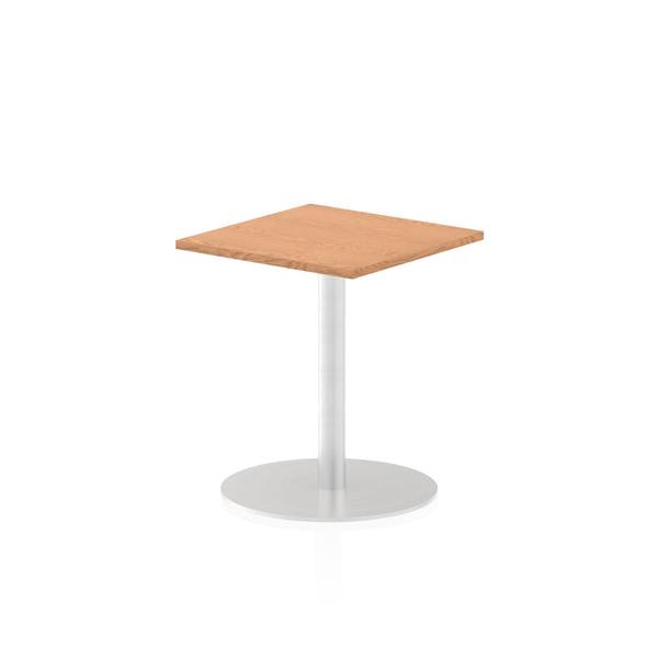 Dynamic Italia Square Poseur Table (dynamic Italia 600mm Poseur Square Table Oak Top 725mm High Leg Itl0218 Dd)