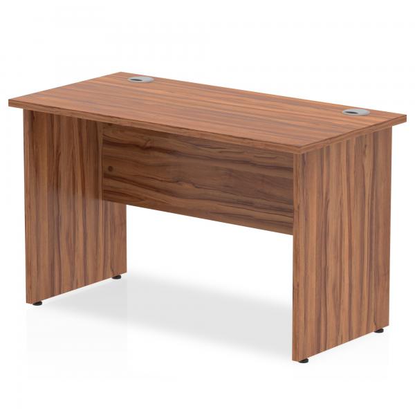 Dynamic Mi001965 Scrivania (impulse 1200 X 600mm Straight Desk Walnut Top Panel End Leg Mi001965 Dd)
