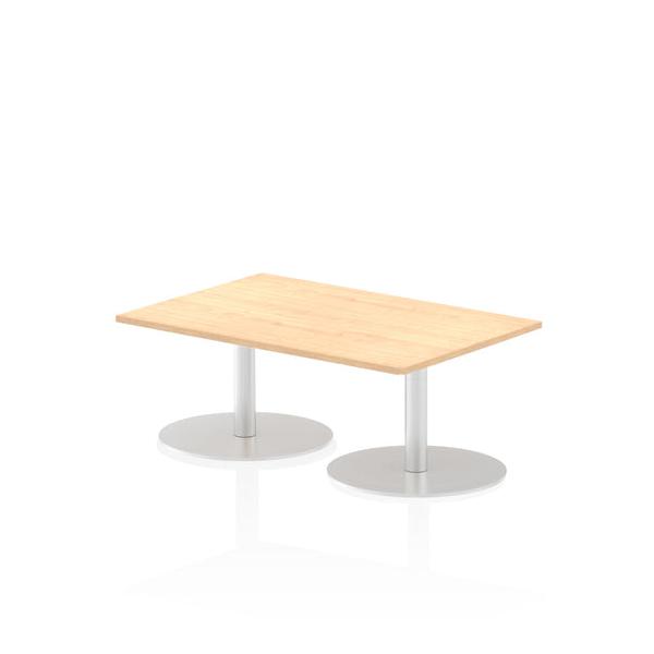 Dynamic Italia Rectangular Poseur Table (dynamic Italia 1200 X 800mm Poseur Rectangular Table Maple Top 475mm High Leg Itl0247 Dd)