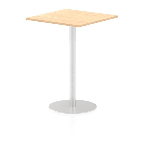 Dynamic Italia Square Poseur Table (dynamic Italia 800mm Poseur Square Table Maple Top 1145mm High Leg Itl0343 Dd)