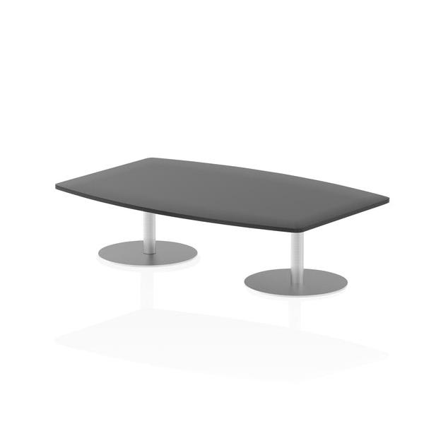 Dynamic Itl0316 Scrivania (dynamic Italia 1800mm Poseur High Gloss Table Black Top 475mm High Leg Itl0316 Dd)