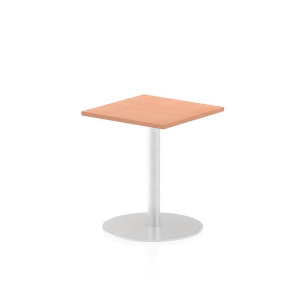 Dynamic Italia Square Poseur Table (dynamic Italia 600mm Poseur Square Table Beech Top 725mm High Leg Itl0214 Dd)