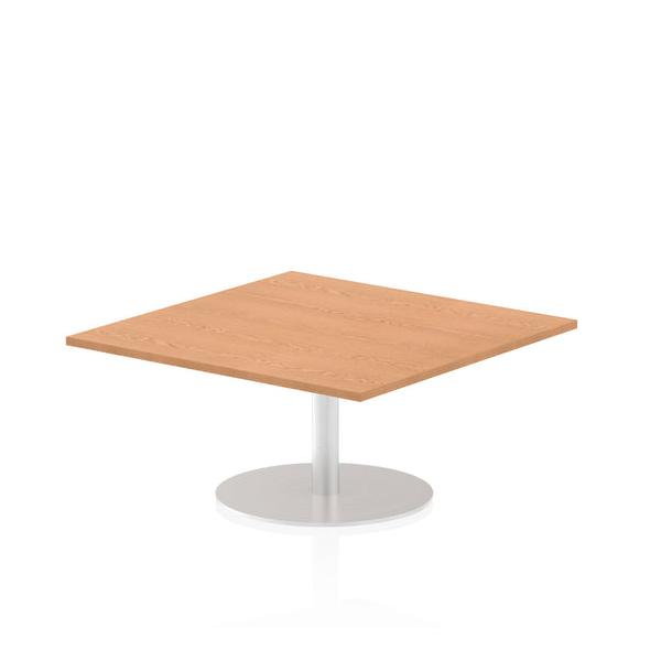 Dynamic Italia Square Poseur Table (dynamic Italia 1000mm Poseur Square Table Oak Top 475mm High Leg Itl0350 Dd)