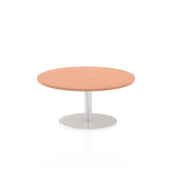 Dynamic Italia Round Poseur Table (dynamic Italia 1000mm Poseur Round Table Beech Top 475mm High Leg Itl0136 Dd)