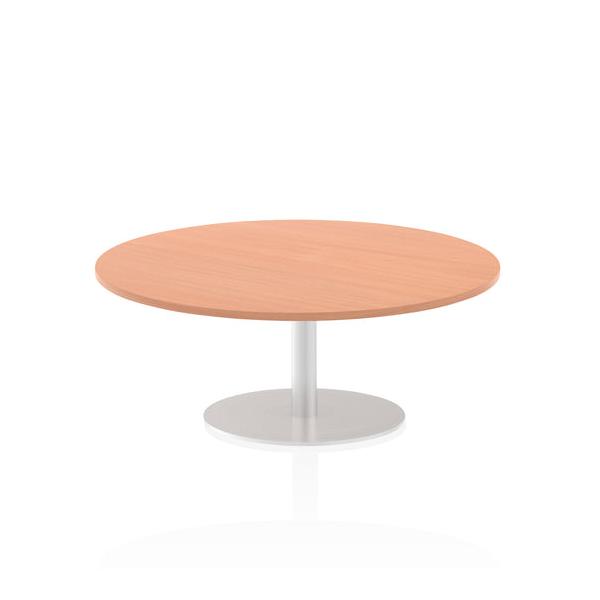 Dynamic Italia Round Poseur Table (dynamic Italia 1200mm Poseur Round Table Beech Top 475mm High Leg Itl0154 Dd)