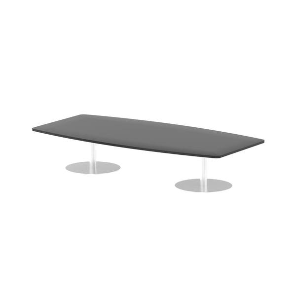 Dynamic Itl0322 Scrivania (dynamic Italia 2400mm Poseur High Gloss Table Black Top 475mm High Leg Itl0322 Dd)