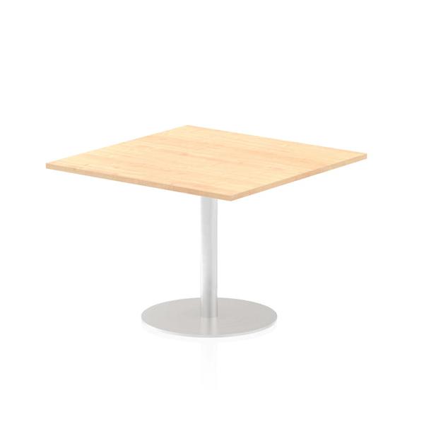 Dynamic Italia Square Poseur Table (dynamic Italia 1000mm Poseur Square Table Maple Top 725mm High Leg Itl0355 Dd)