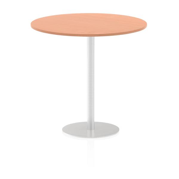 Dynamic Italia Round Poseur Table (dynamic Italia 1200mm Poseur Round Table Beech Top 1145mm High Leg Itl0166 Dd)