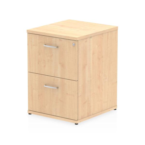 Dynamic I000252 Schedario E Accessori Truciolare Rivestito Di Melamina [mfc] Colore Acero (dynamic Impulse 2 Drawer Filing Cabinet Maple I000252 Dd)