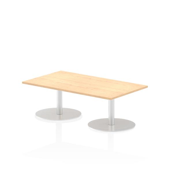 Dynamic Italia Rectangular Poseur Table (dynamic Italia 1400 X 800mm Poseur Rectangular Table Maple Top 475mm High Leg Itl0265 Dd)