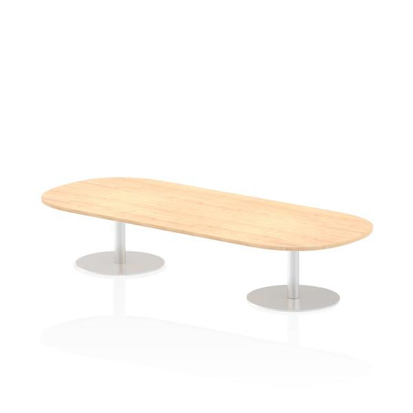 Dynamic Italia Boardroom Table (dynamic Italia 2400mm Poseur Boardroom Table Maple Top 475mm High Leg Itl0193 Dd)